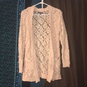 Kendall & Kylie Peachy Pink Knit Cardigan!!